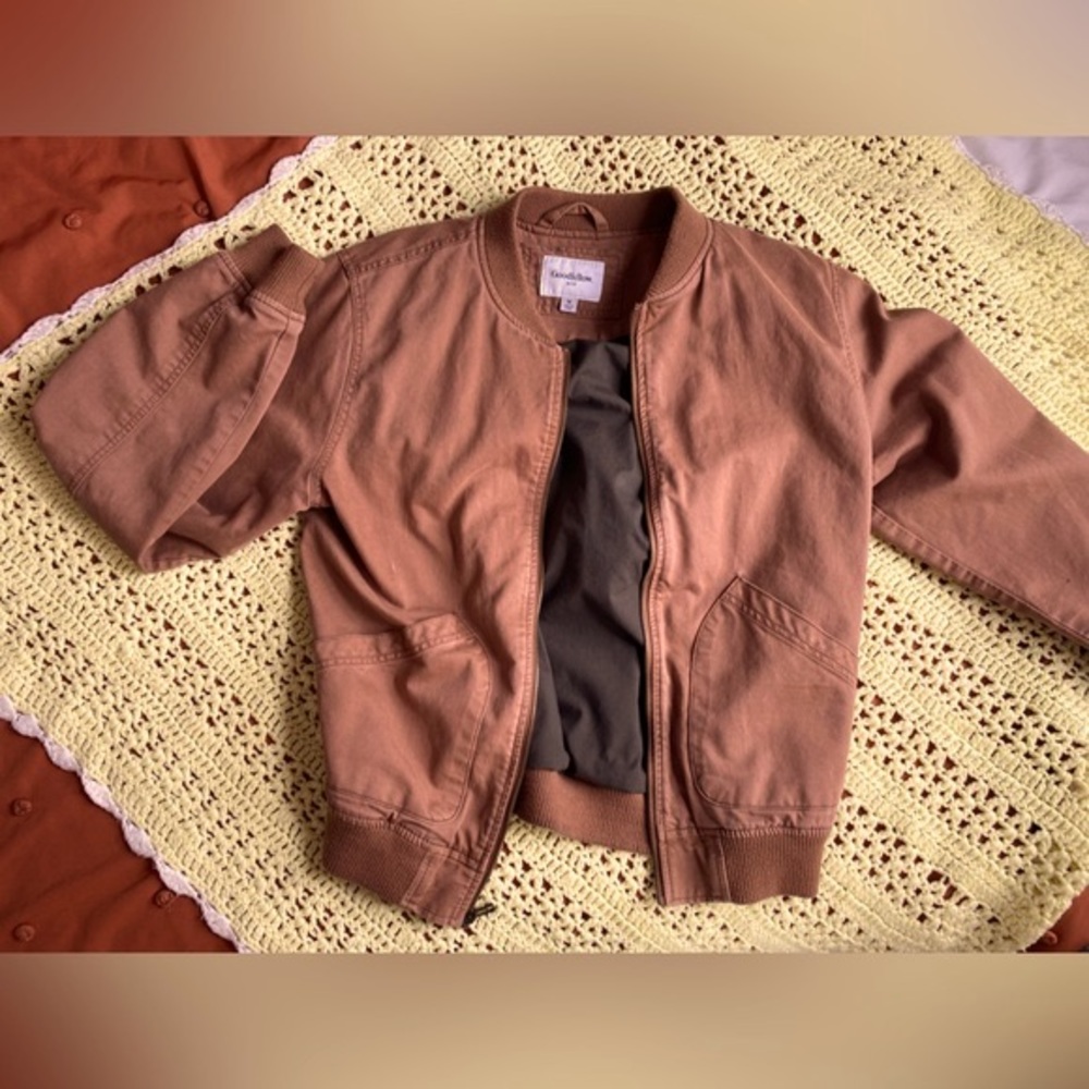 - Mens Brown canvas jacket